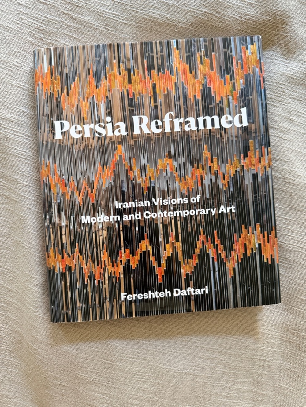 Persia Reframed Hardcover Art Book - Black & Orange Cover